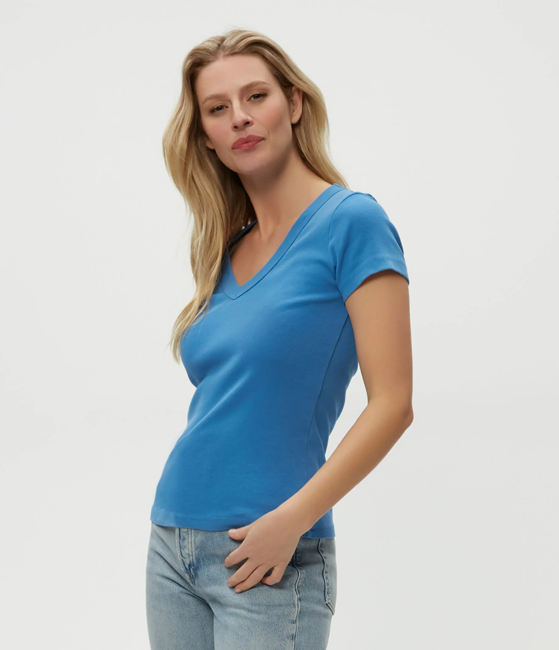 Nikki V-Neck Tee