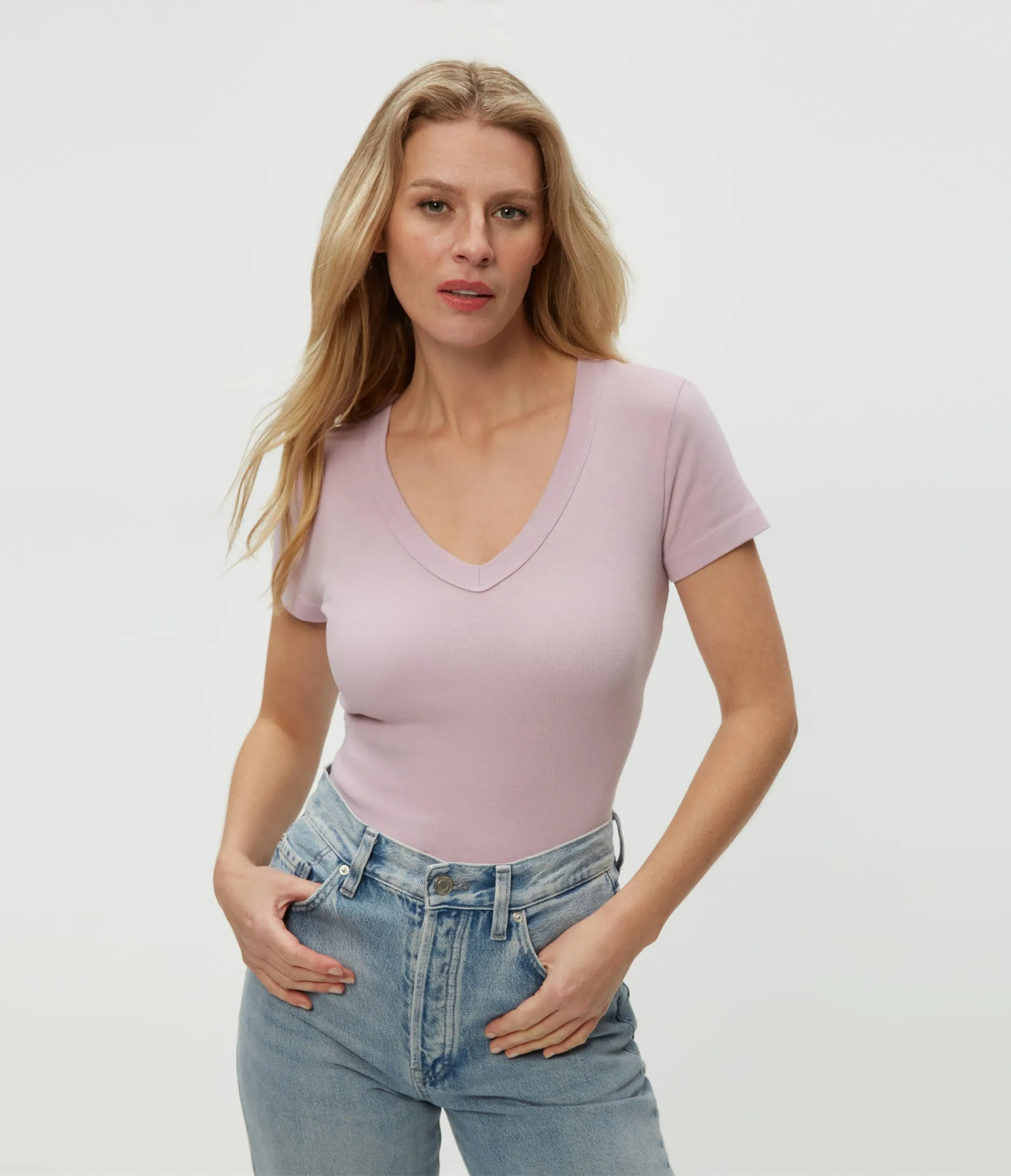 Nikki V-Neck Tee