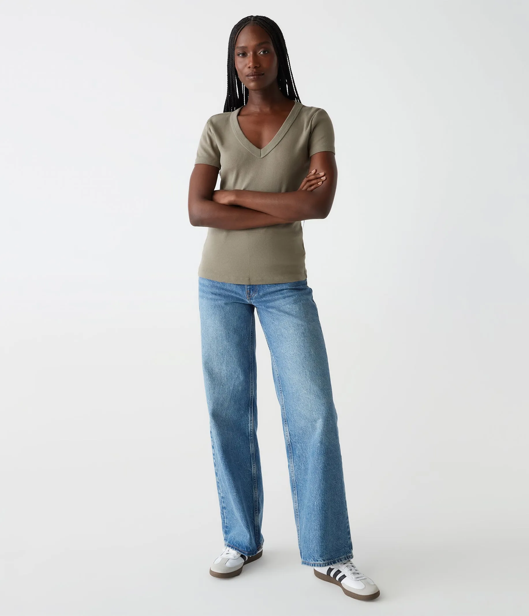 Nikki V-Neck Tee