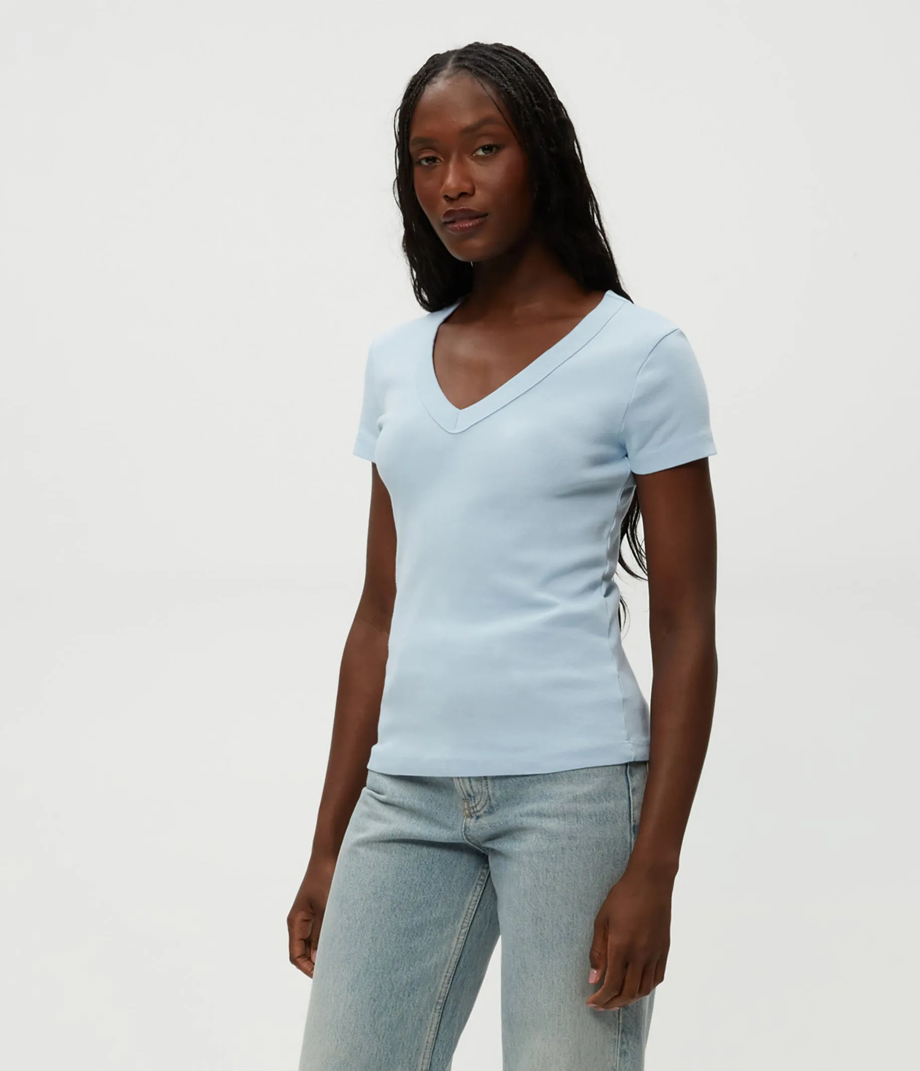 Nikki V-Neck Tee