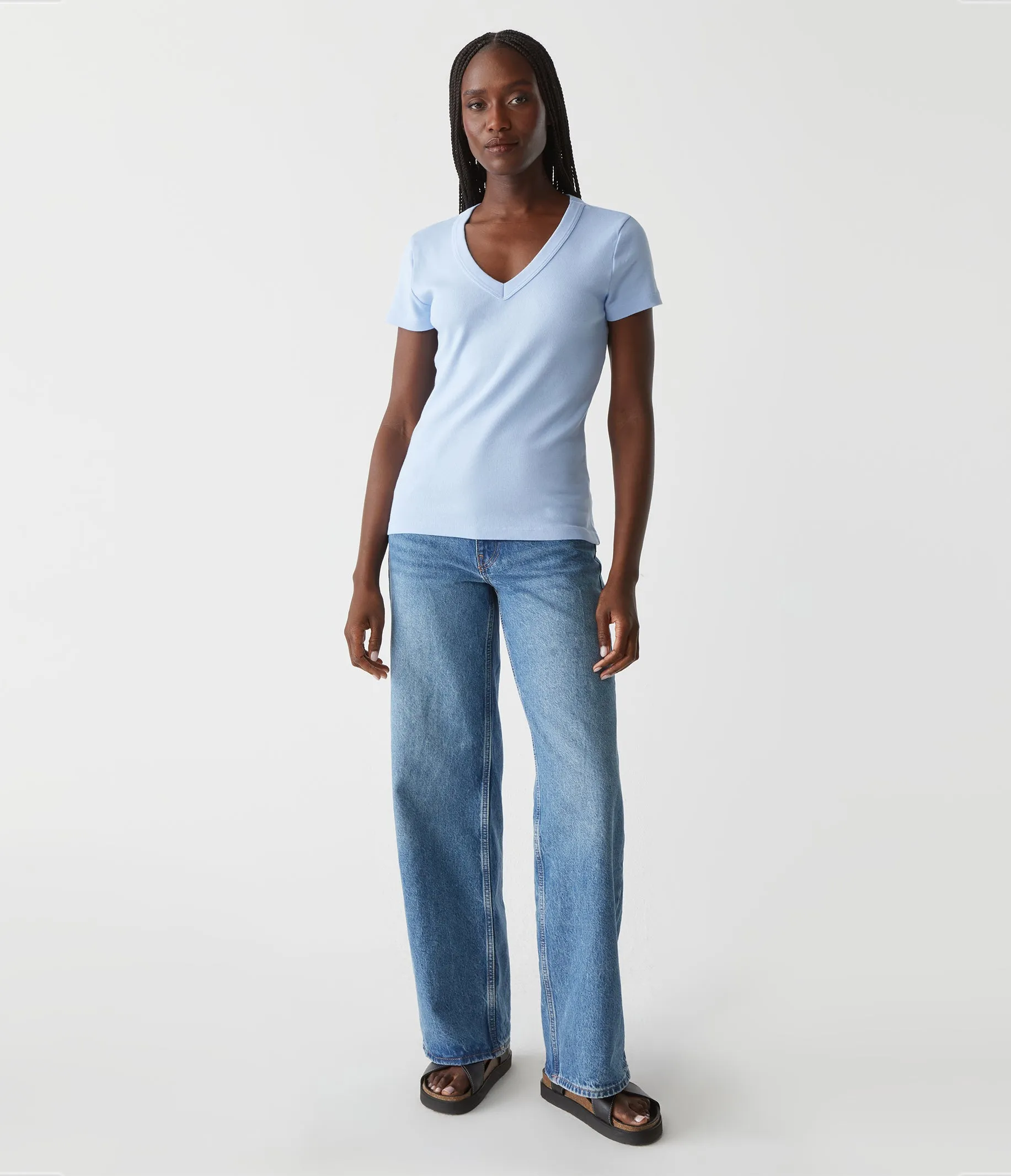 Nikki V-Neck Tee