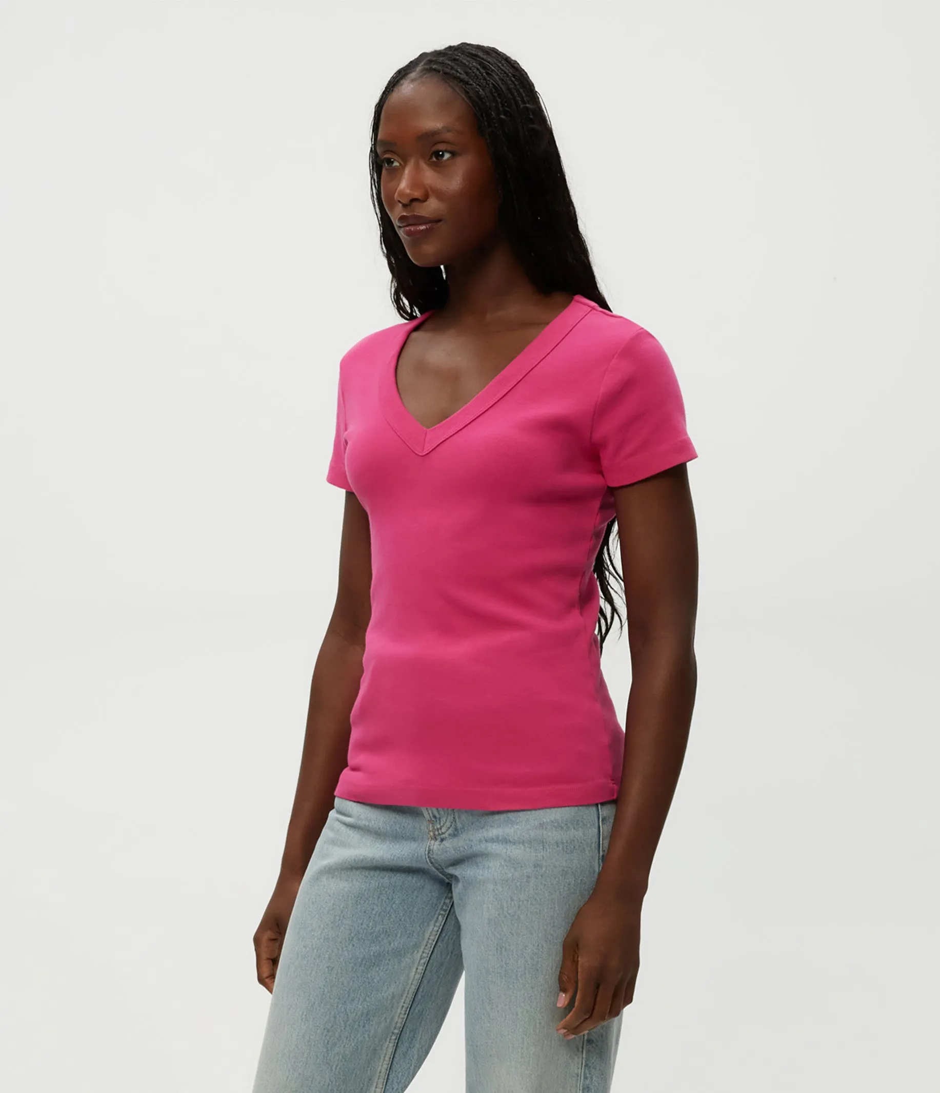 Nikki V-Neck Tee