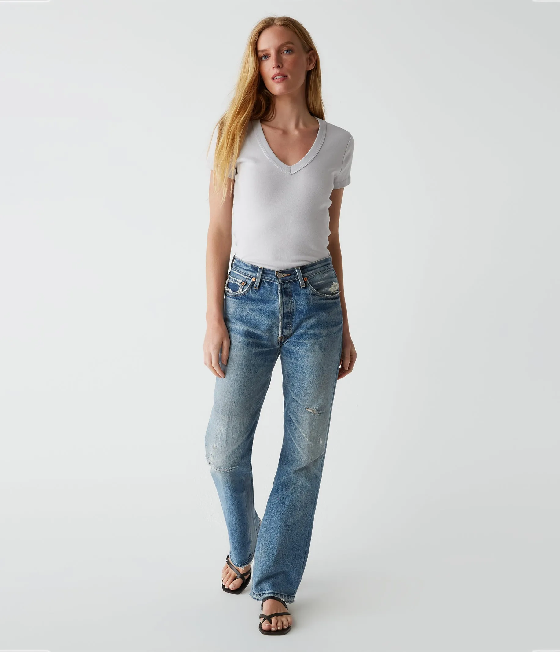 Nikki V-Neck Tee