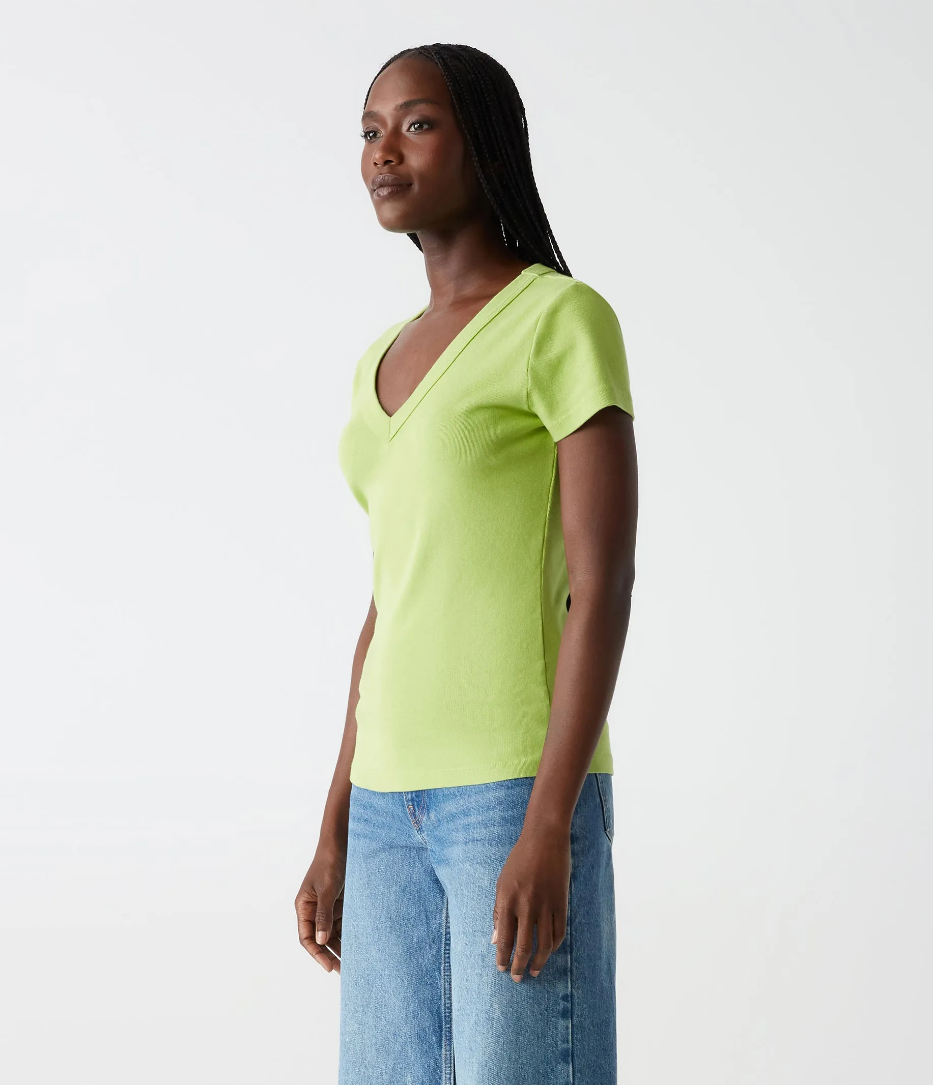 Nikki V-Neck Tee