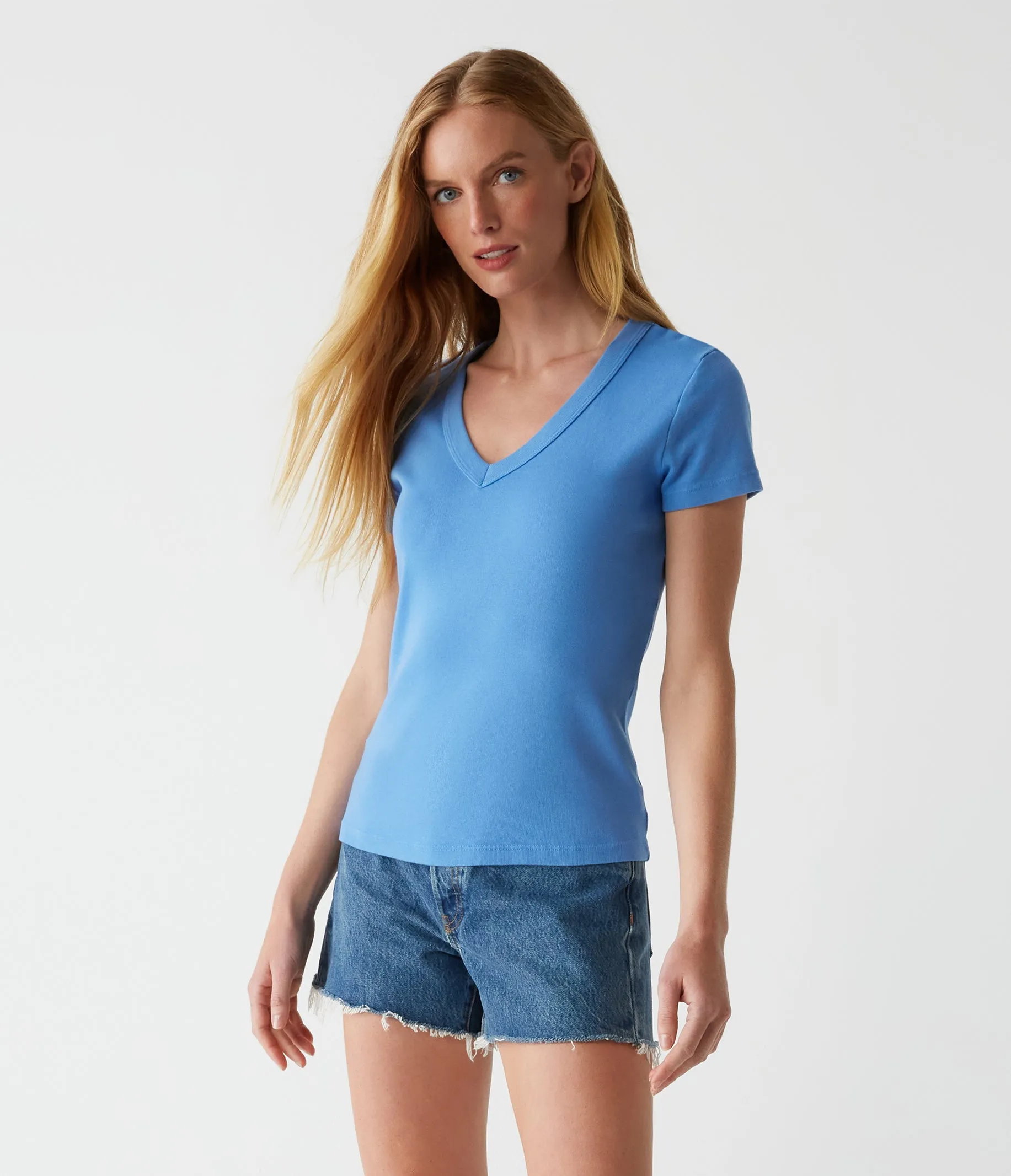 Nikki V-Neck Tee