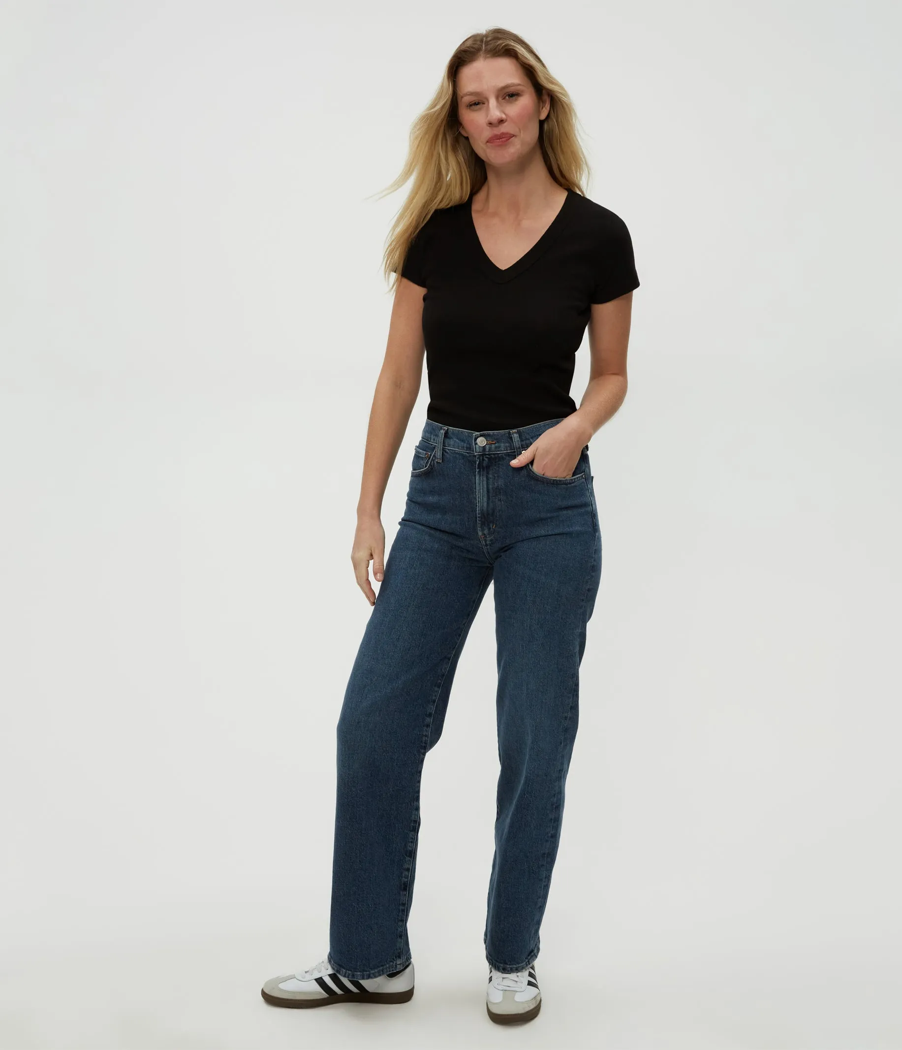 Nikki V-Neck Tee