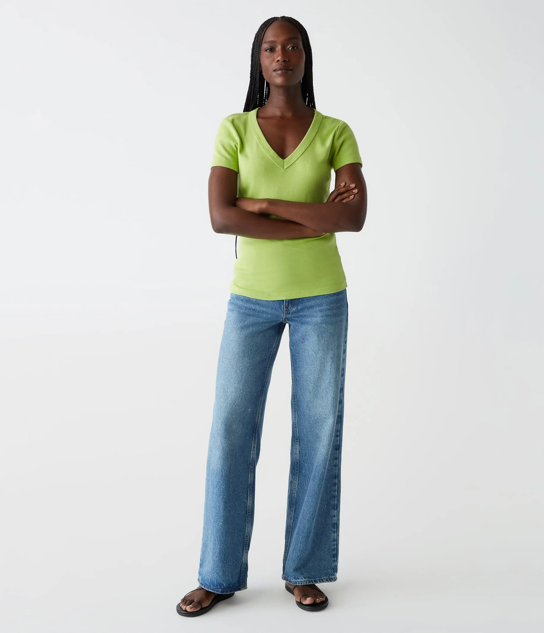 Nikki V-Neck Tee