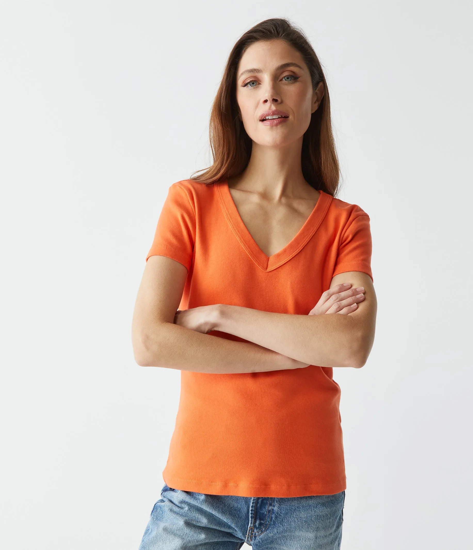 Nikki V-Neck Tee