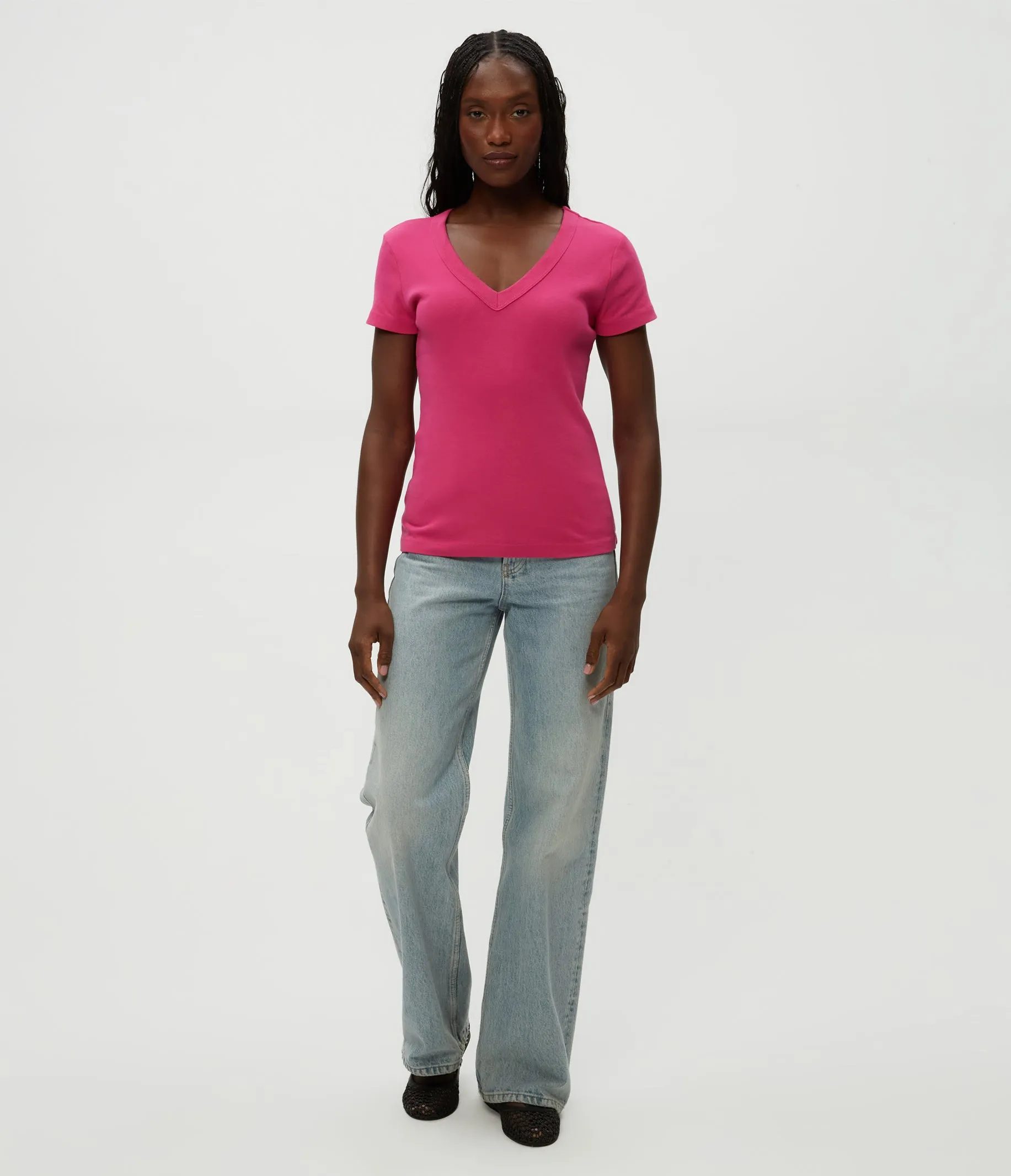 Nikki V-Neck Tee