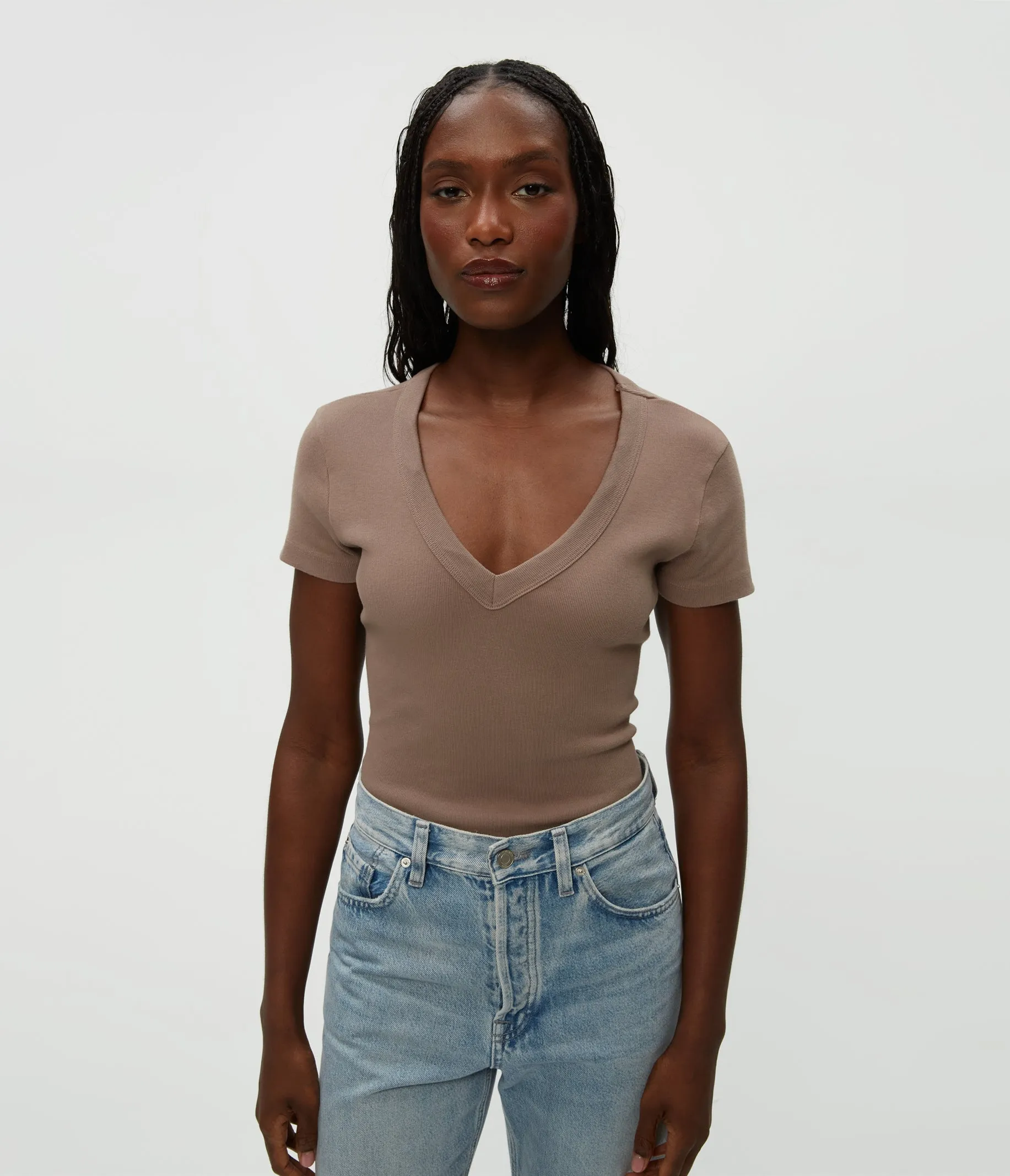 Nikki V-Neck Tee