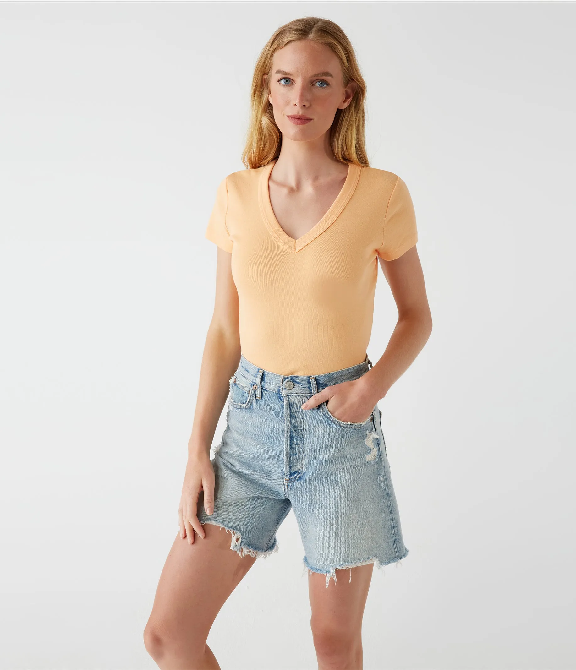 Nikki V-Neck Tee