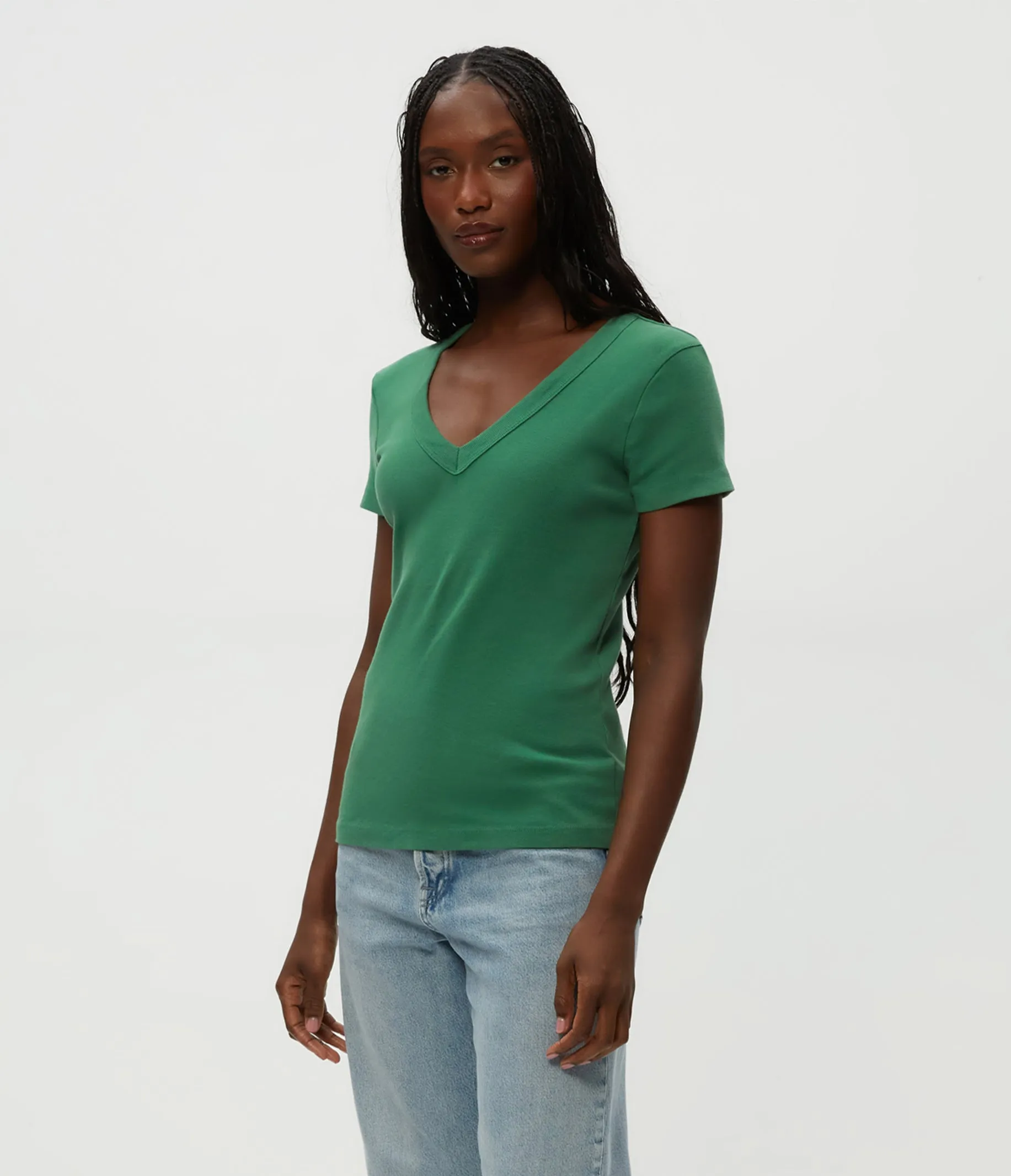 Nikki V-Neck Tee