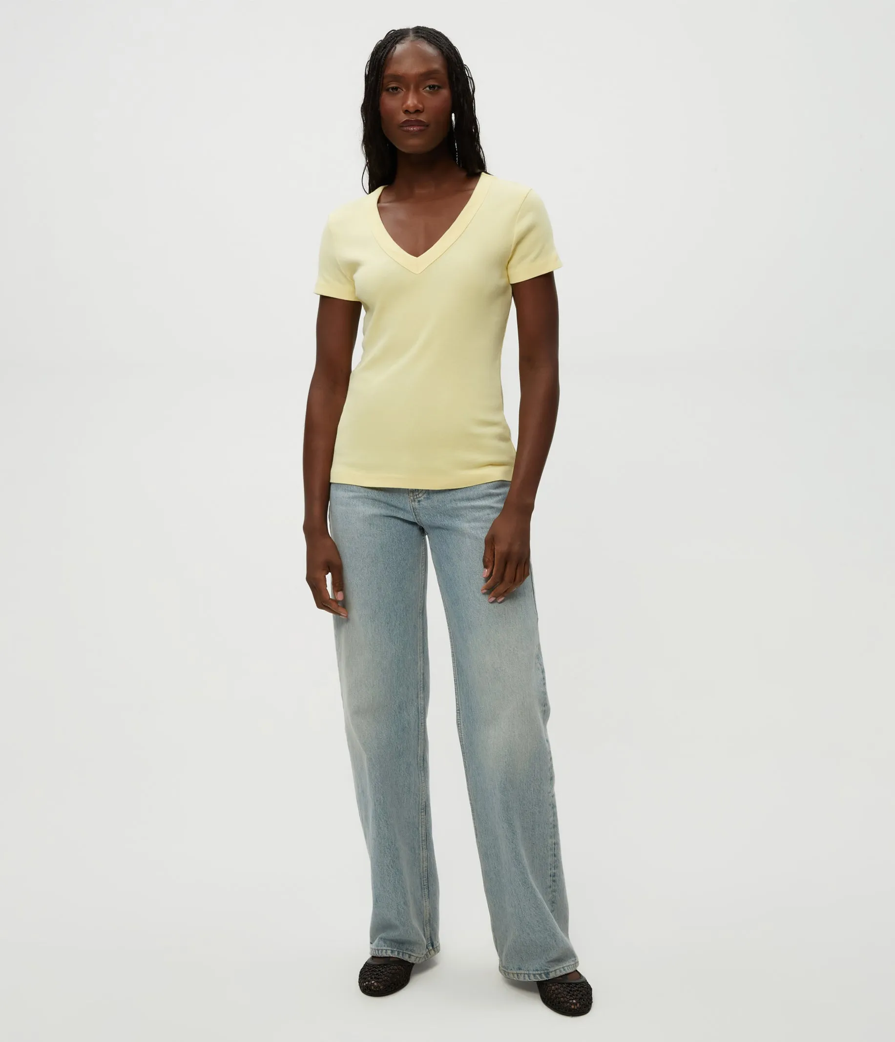 Nikki V-Neck Tee