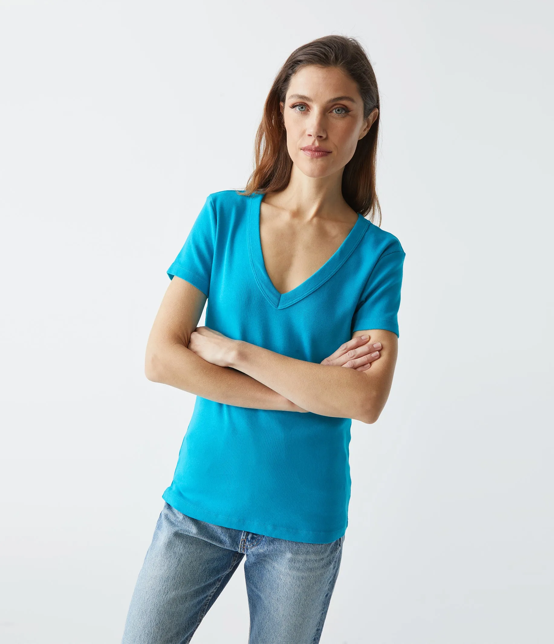Nikki V-Neck Tee