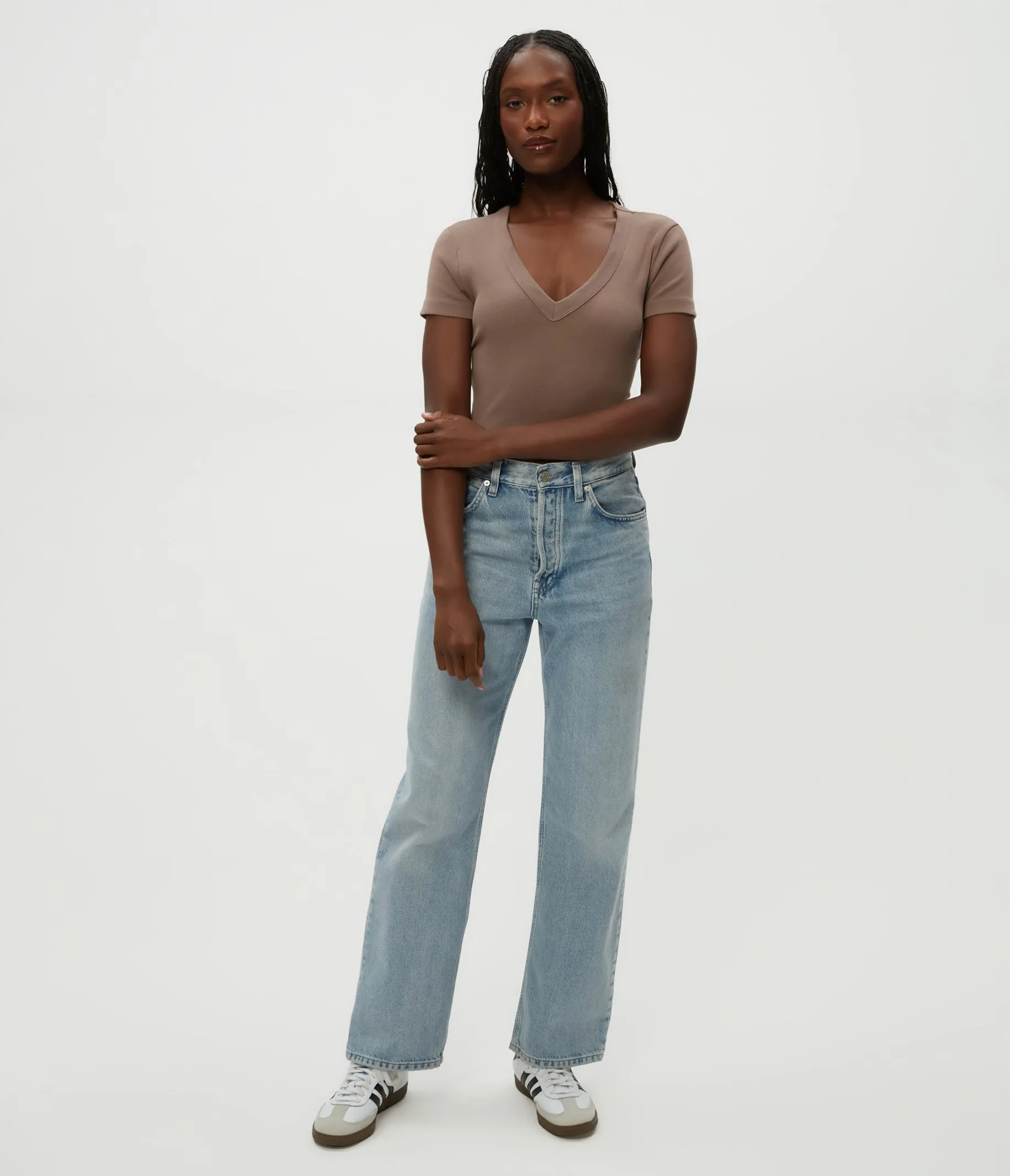 Nikki V-Neck Tee