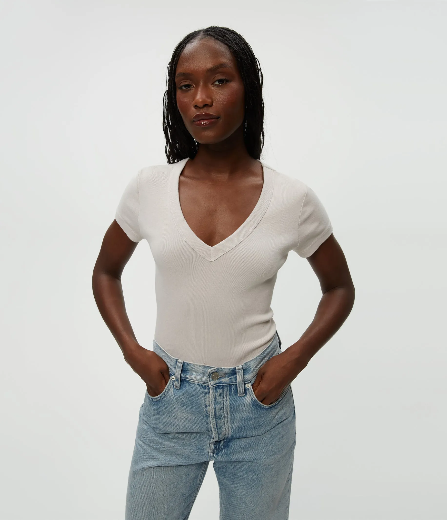 Nikki V-Neck Tee