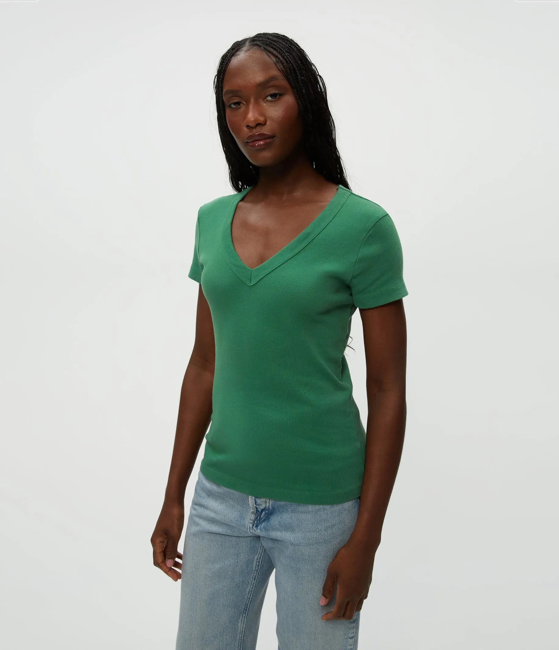 Nikki V-Neck Tee