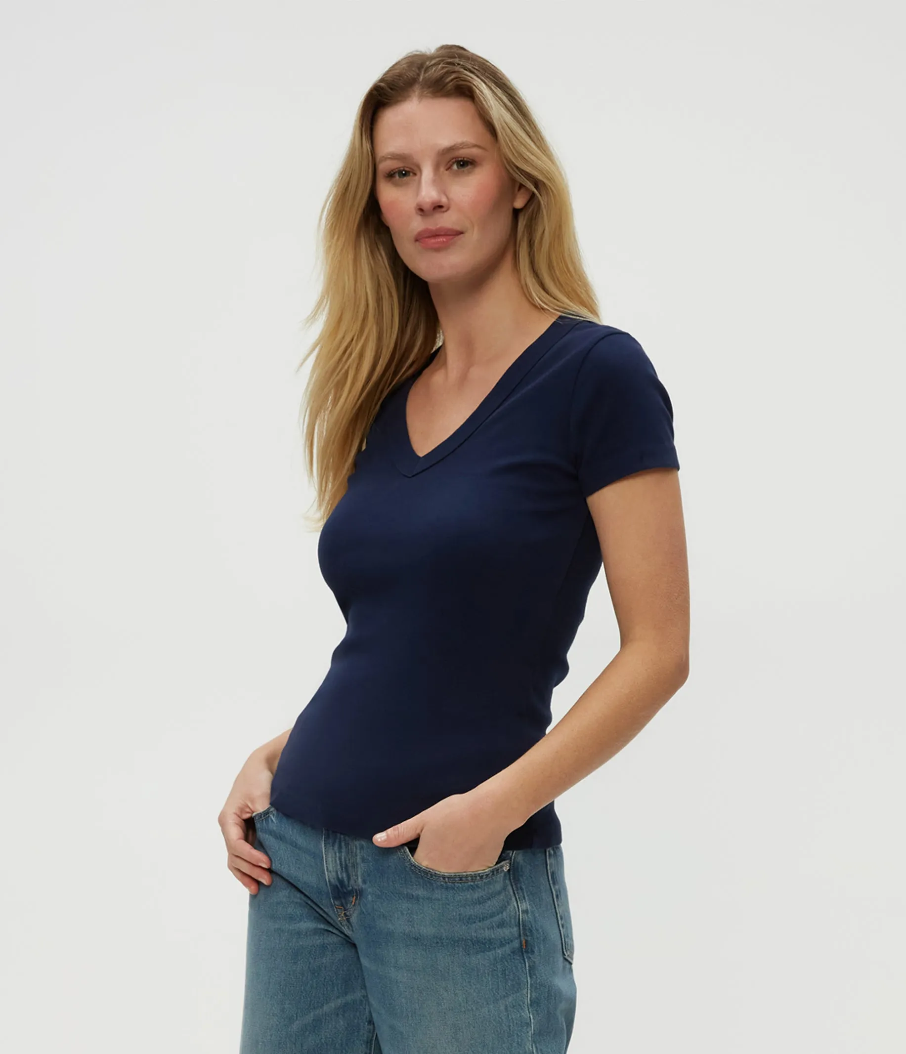 Nikki V-Neck Tee