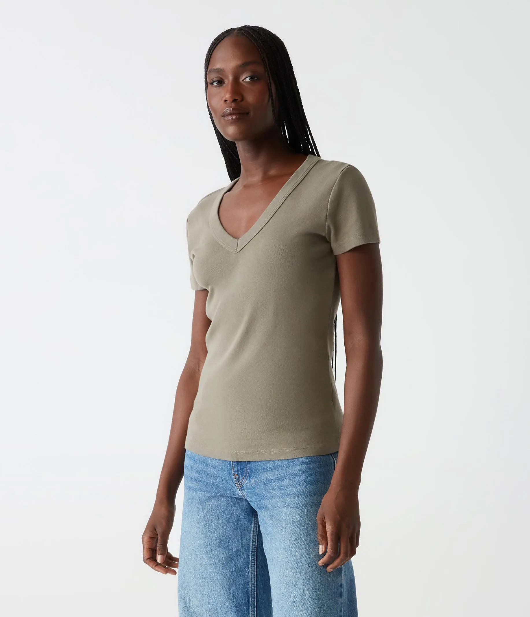 Nikki V-Neck Tee