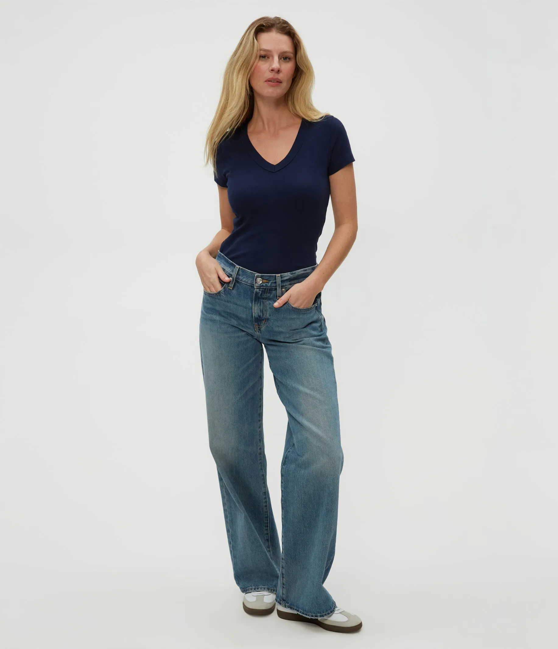 Nikki V-Neck Tee