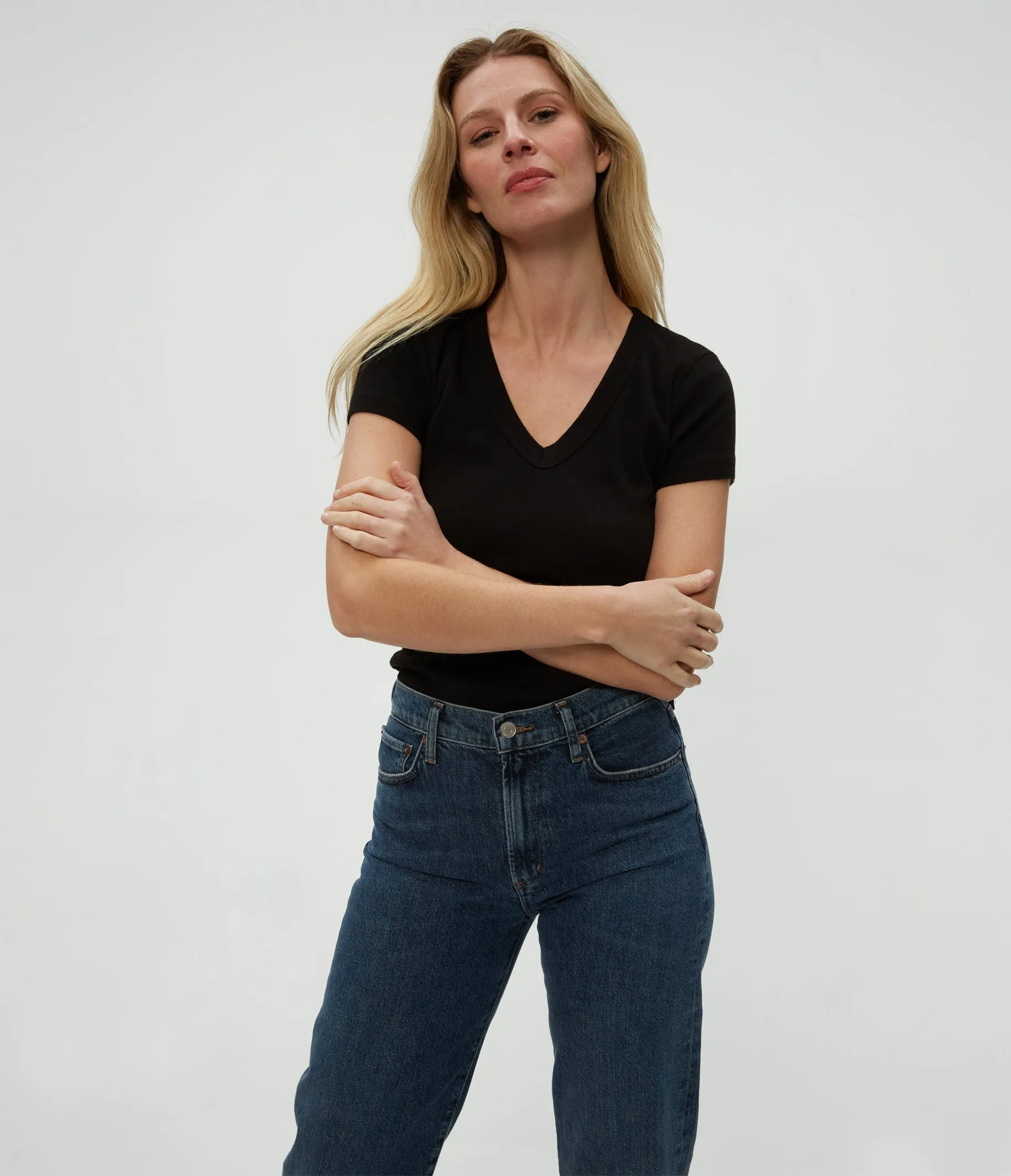 Nikki V-Neck Tee