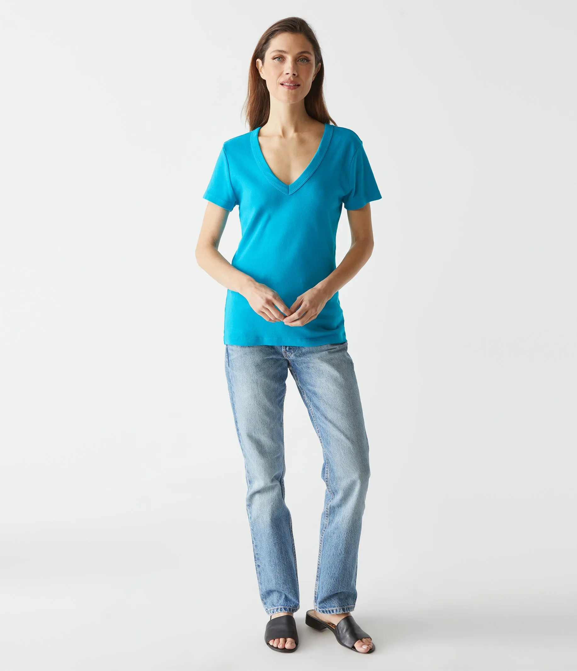 Nikki V-Neck Tee