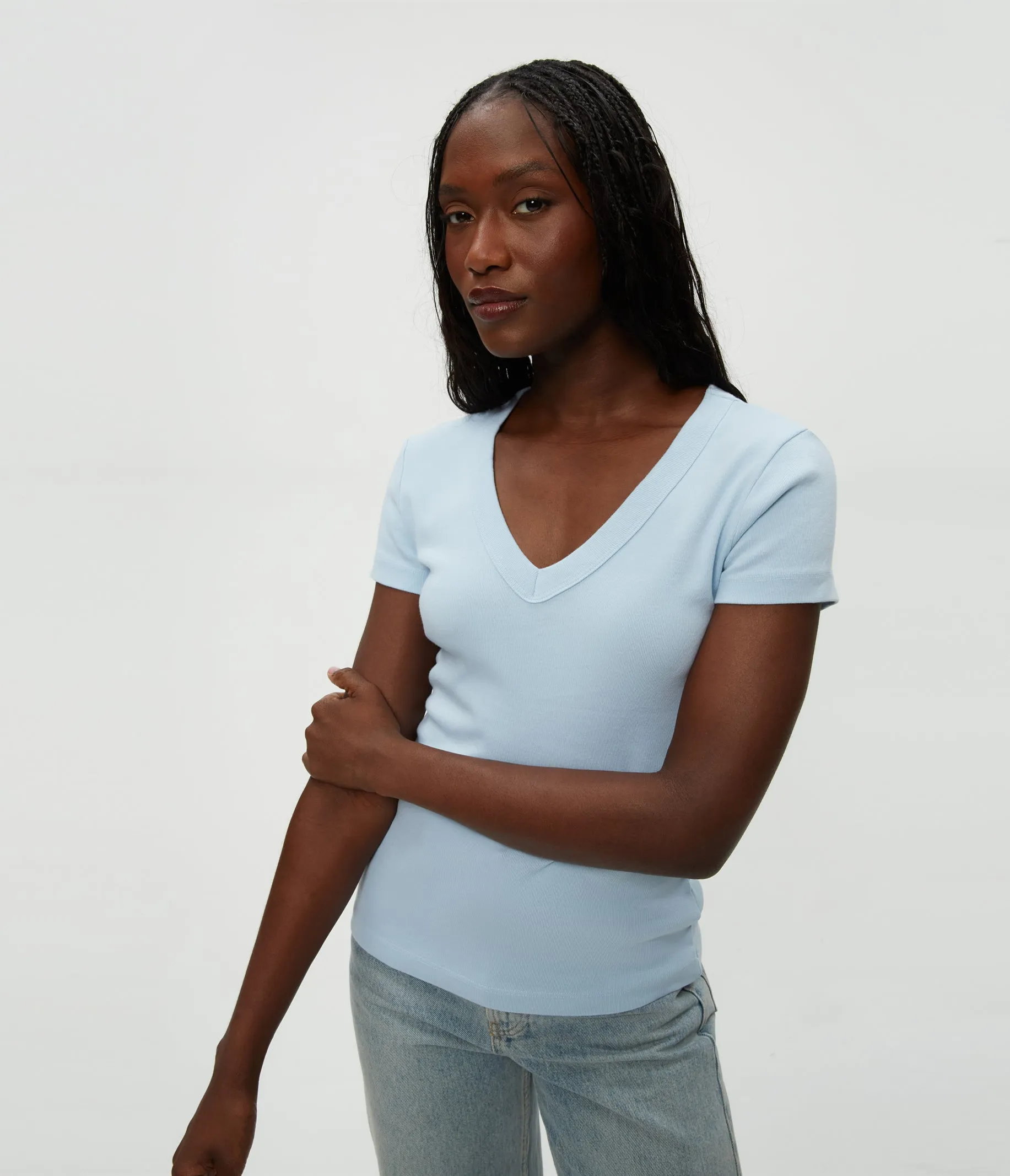 Nikki V-Neck Tee