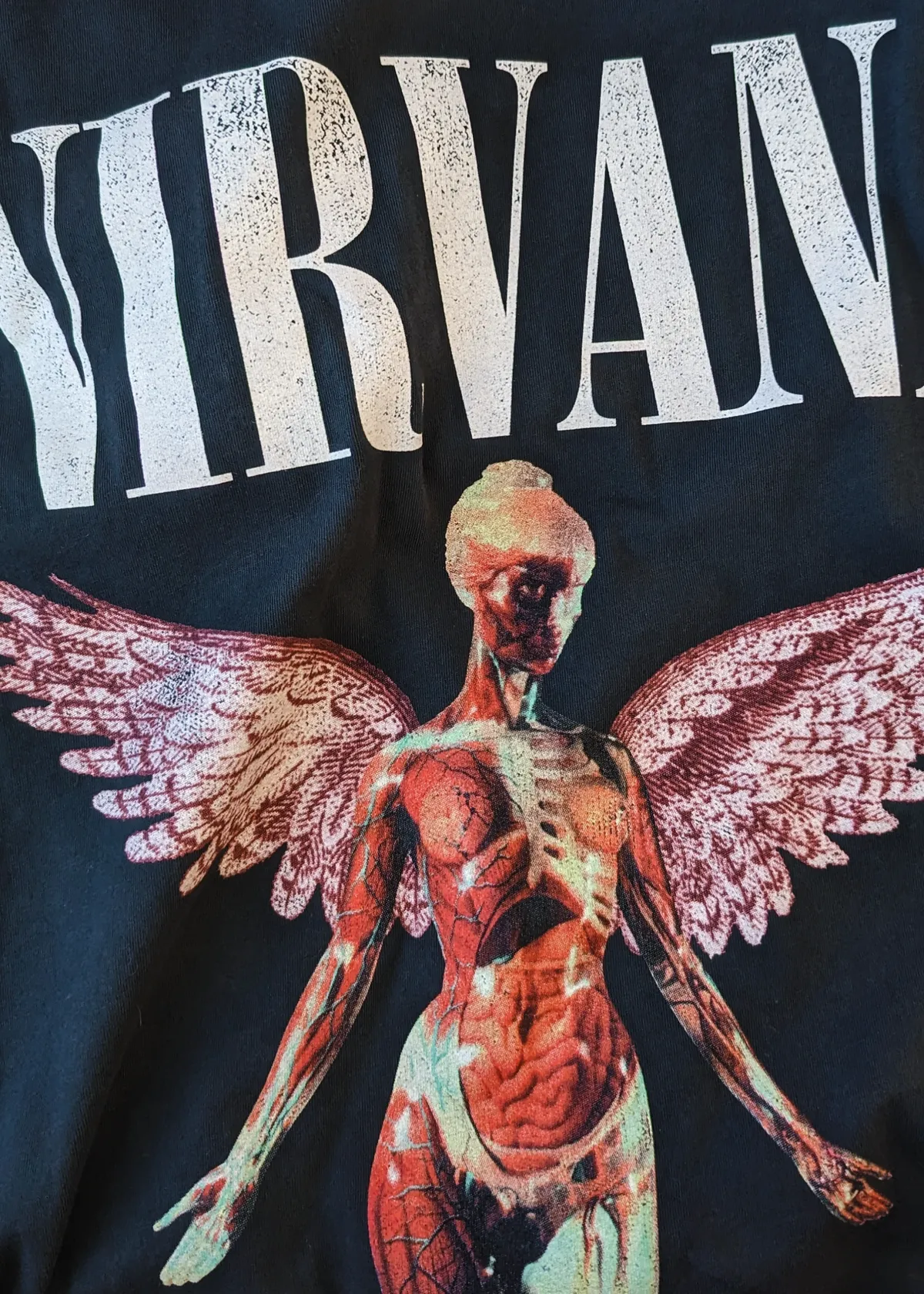 Nirvana In Utero Merch Tee - Black