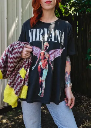 Nirvana In Utero Merch Tee - Black