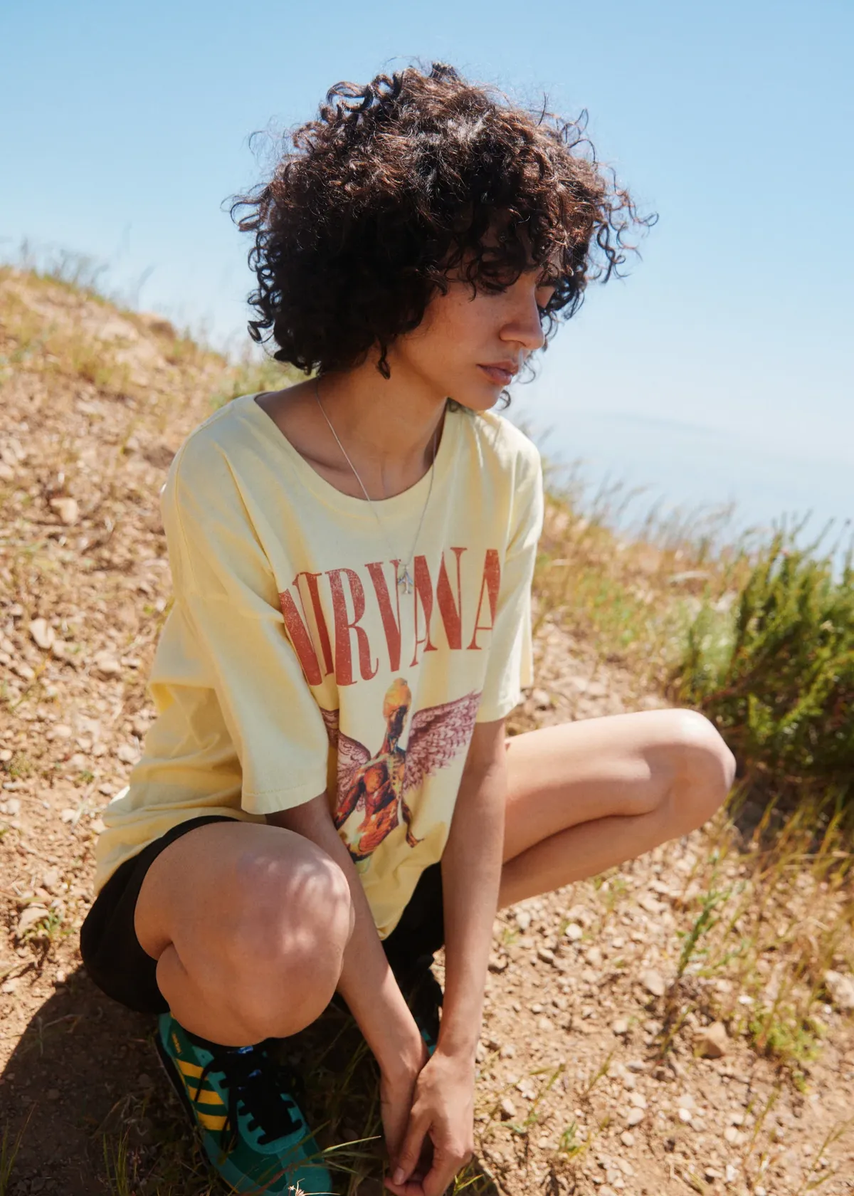 Nirvana In Utero Merch Tee - Yellow Mist