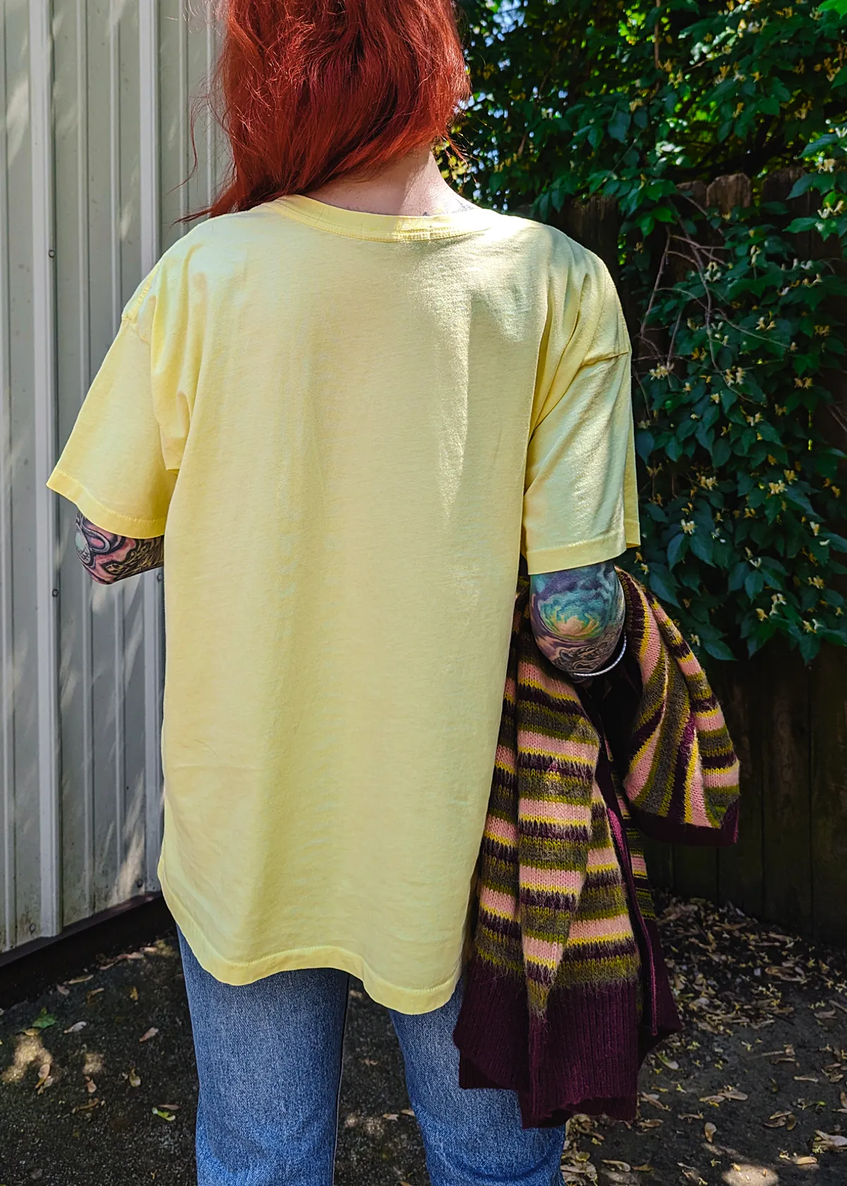 Nirvana In Utero Merch Tee - Yellow Mist