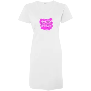 No Weapon Formed Against Me Shall Prosper Ladies V Neck Fine Jersey Cover up