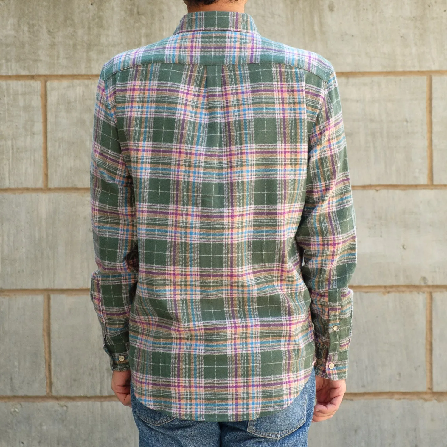 Olisippo Shirt in Green Plaid