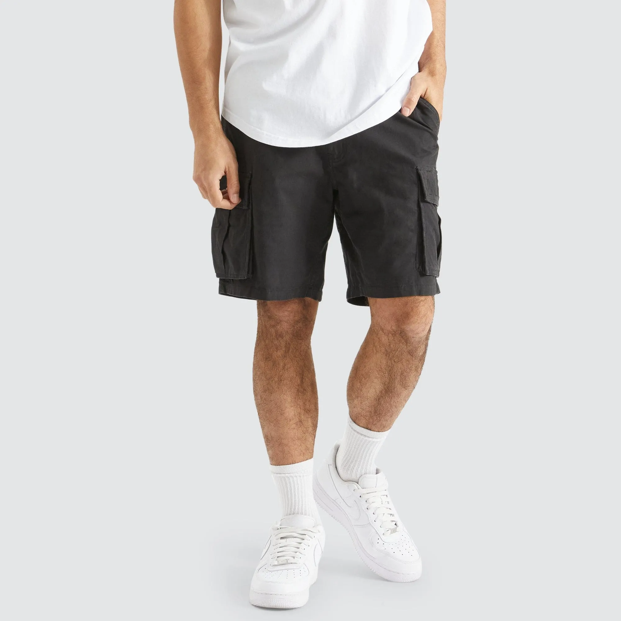 Operations Ripstop Cargo Shorts Black