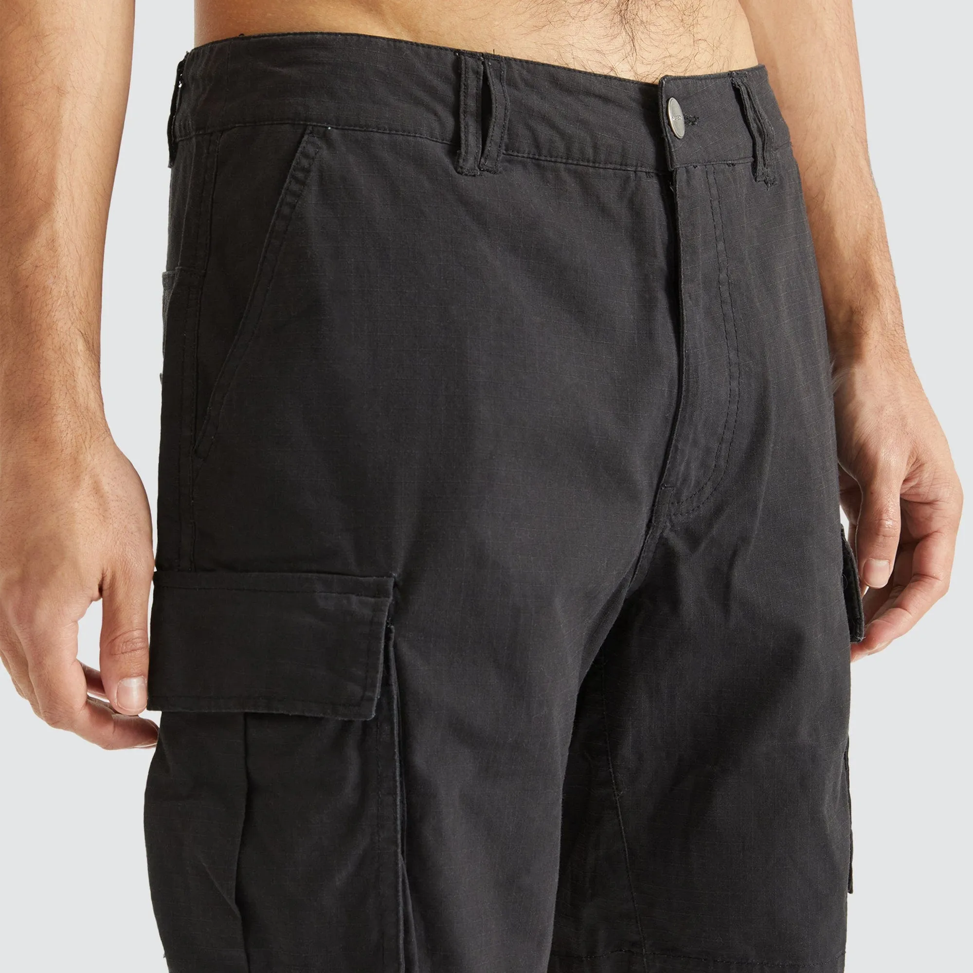 Operations Ripstop Cargo Shorts Black