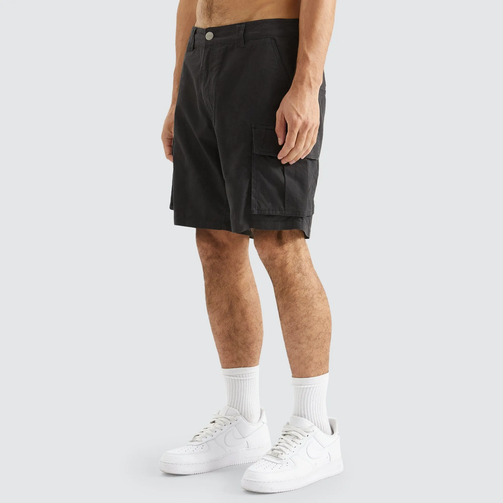 Operations Ripstop Cargo Shorts Black