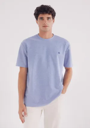 Oxford Piqué T-Shirt - Blue