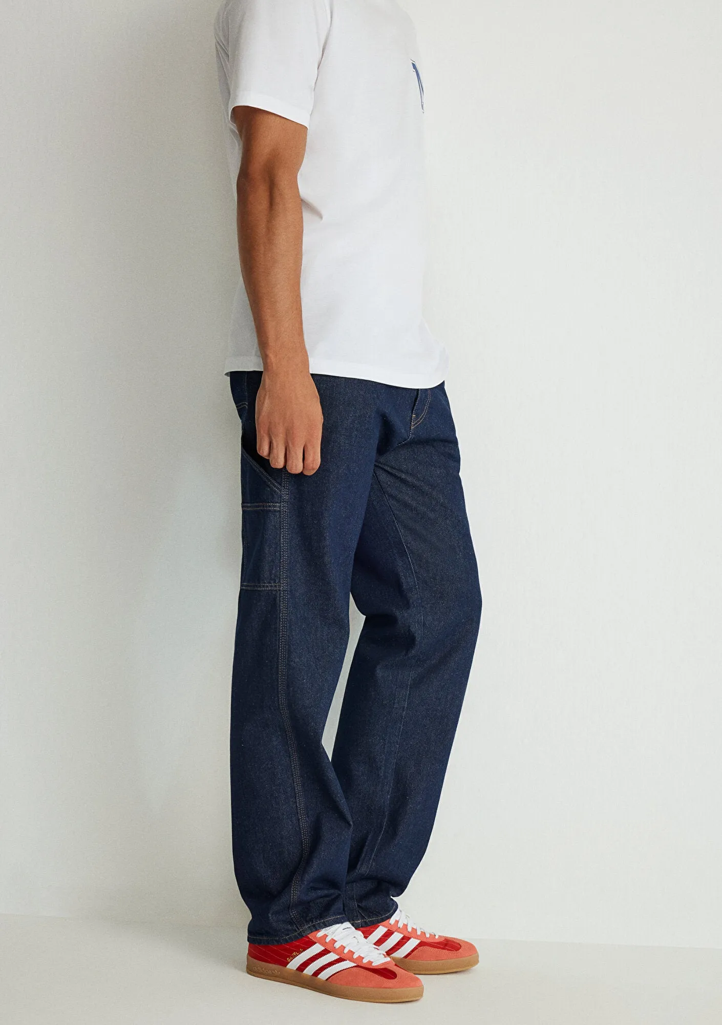 Oxford Rinse Denim Jean Pants