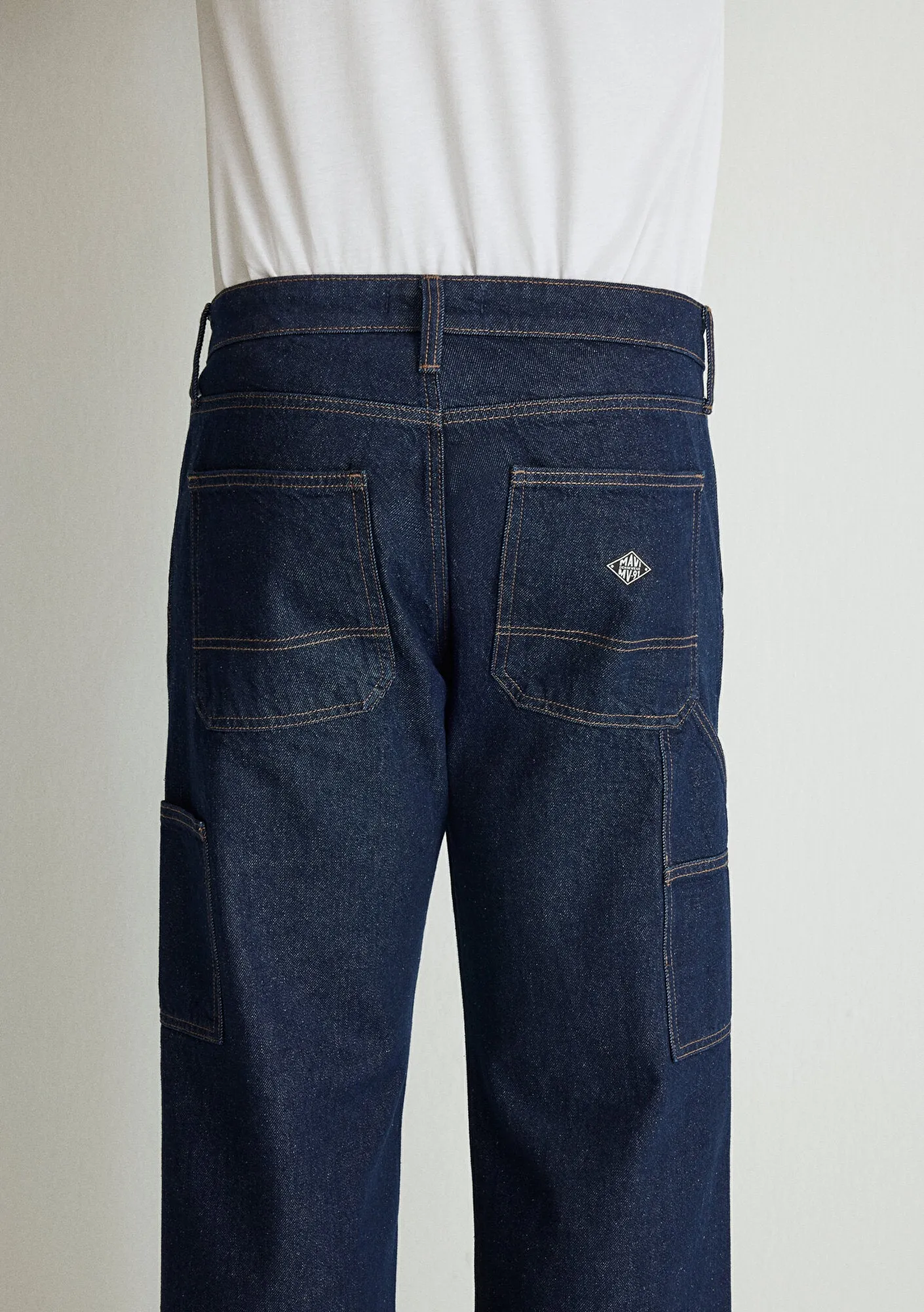 Oxford Rinse Denim Jean Pants