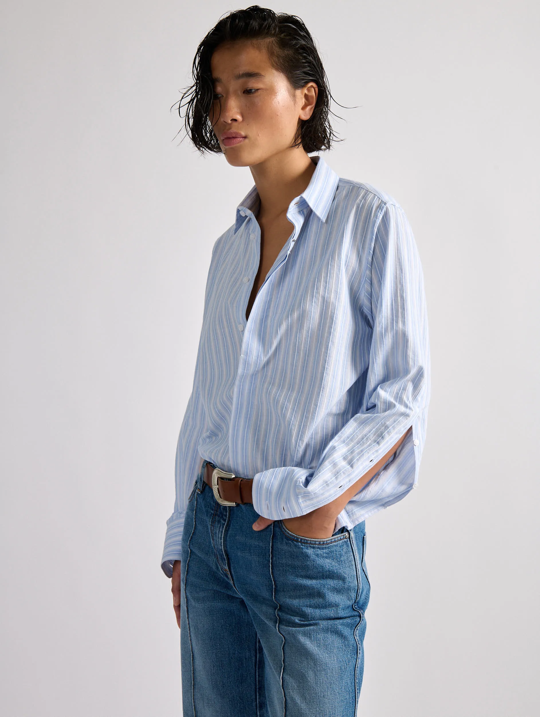 Oxford stripe shirt