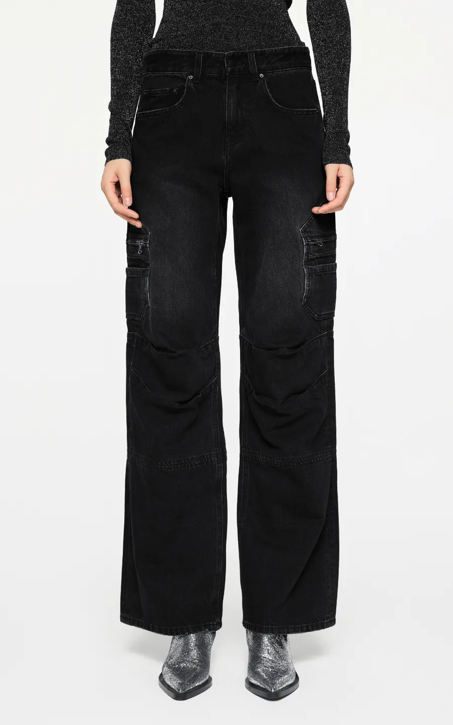 Pants / JNBY Washed Cargo Jeans
