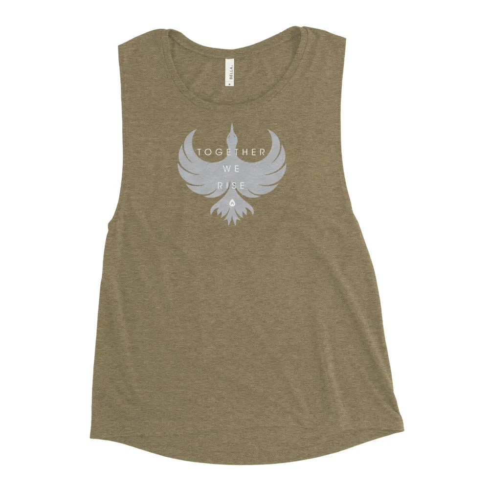 Phoenix White Ladies’ Muscle Tank
