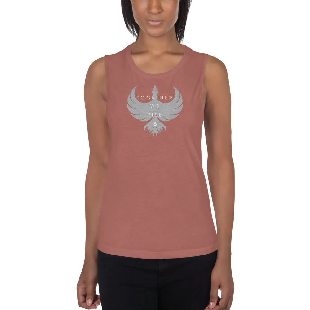 Phoenix White Ladies’ Muscle Tank