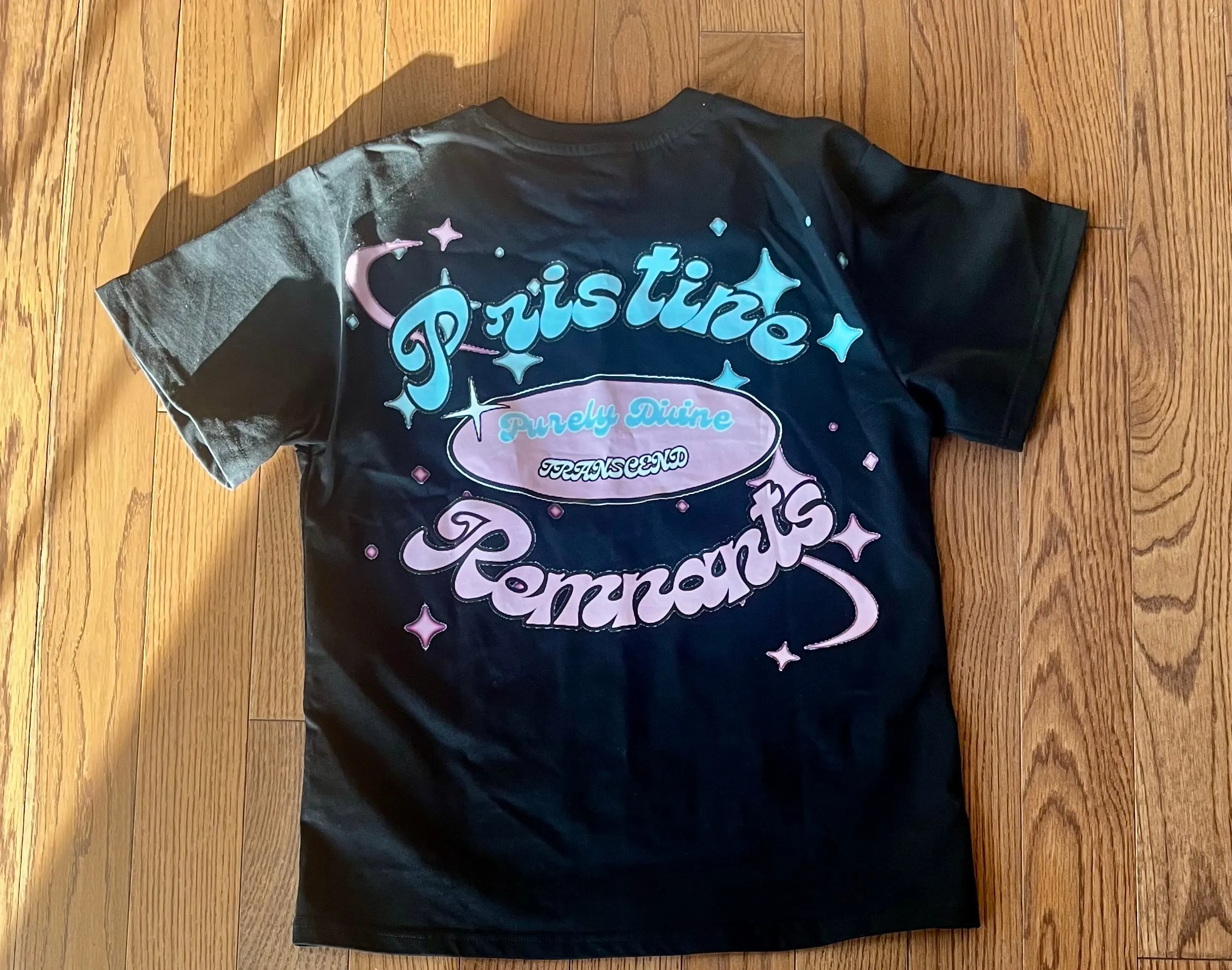 Pink & Blue T-shirt Black Version