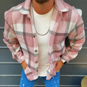 PLAID FLANNEL SHIRT JACKET