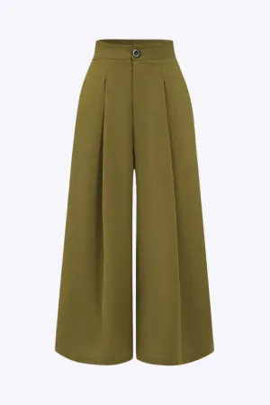 Poppy - Stylish Ruched Detail Woman's Trousers