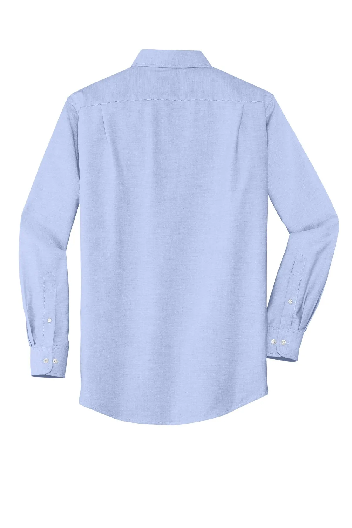 Port Authority Tall SuperPro Oxford Shirt. TS658 Oxford Blue Tall