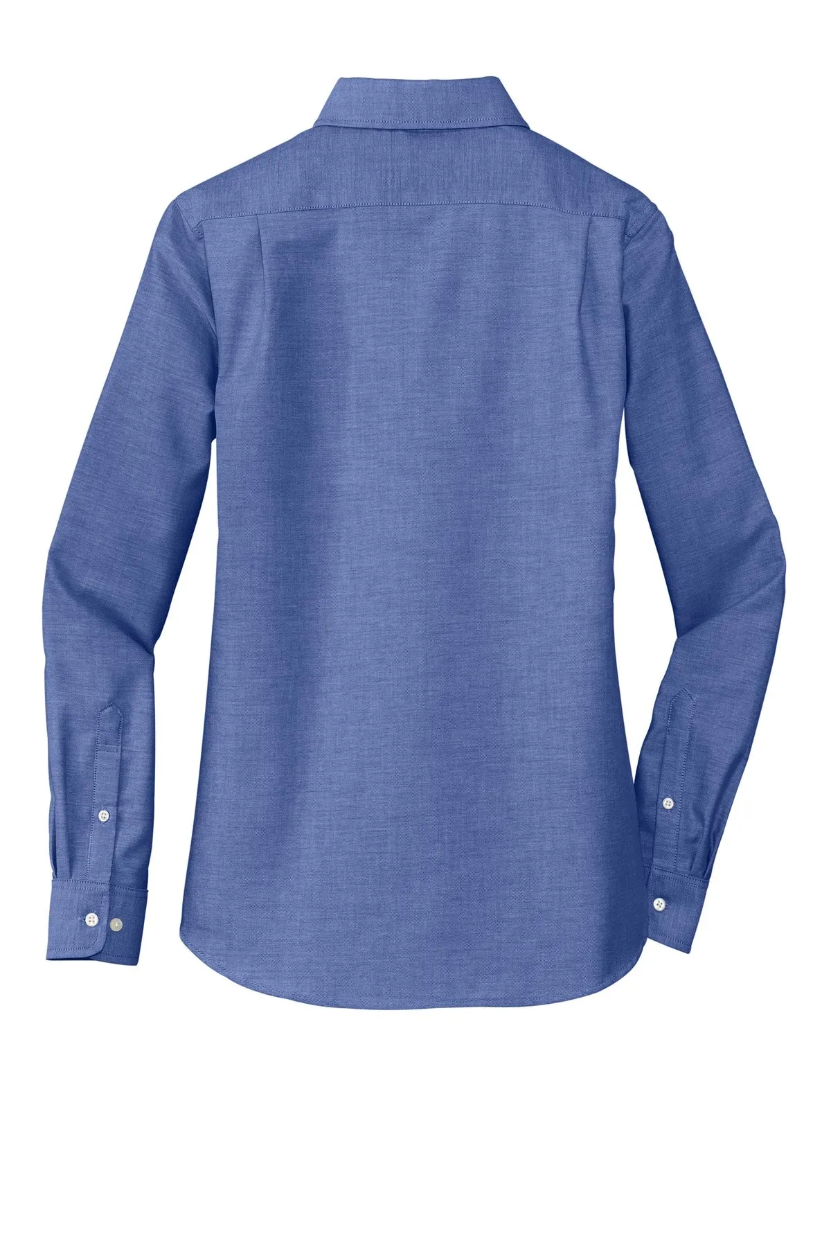 Port Authority Women's SuperPro Oxford Shirt. L658 Navy