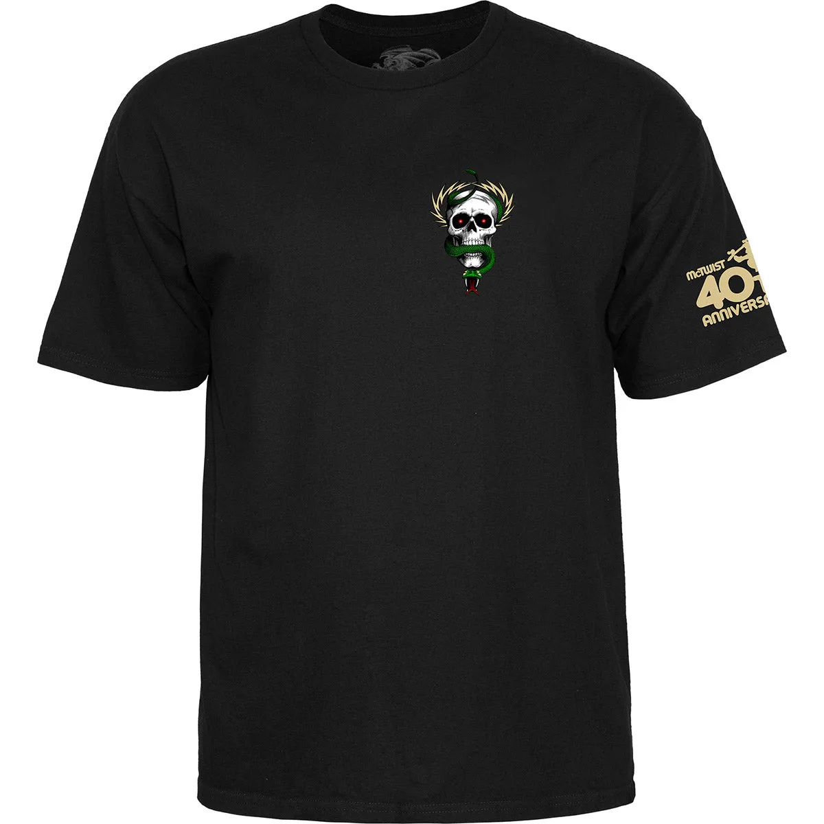 Powell Peralta - McGill Skull & Snake 40th Anniversary Tee Black
