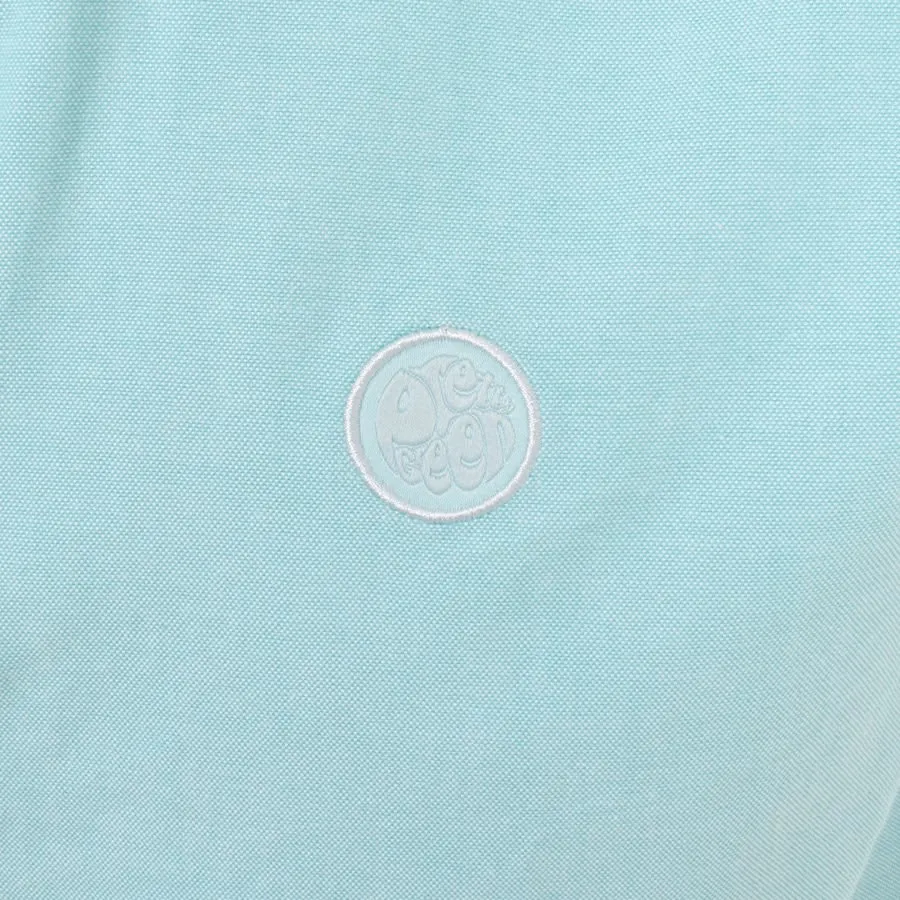 Pretty Green Oxford Short Sleeved Shirt Blue
